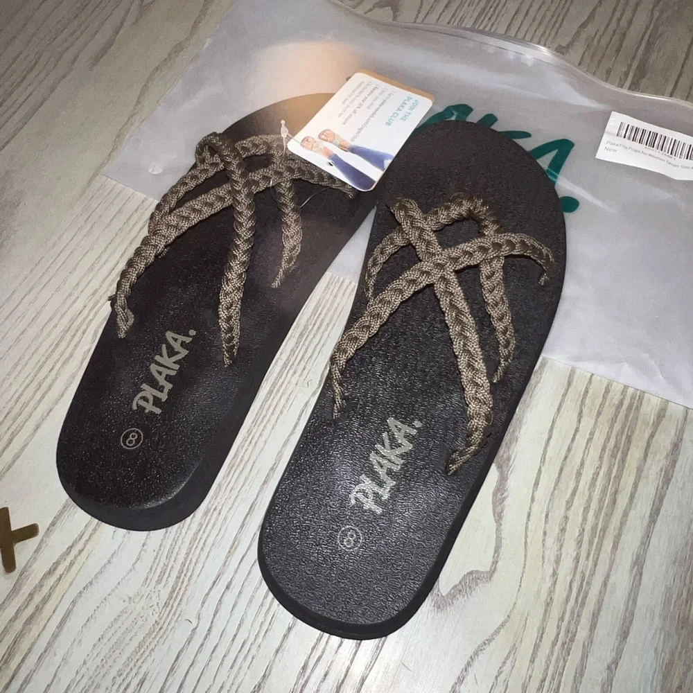 PLAKA flip flops splash sandals - Picture 4 of 10
